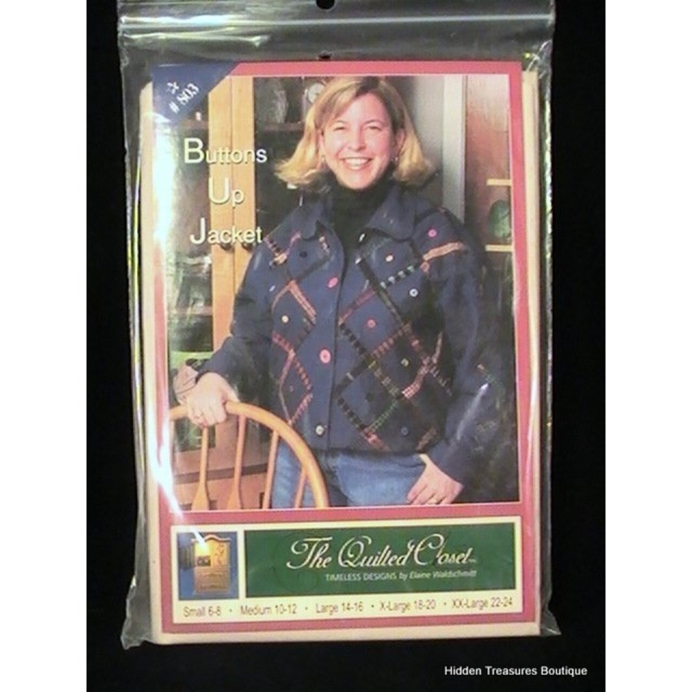 The Quilted‎ Closet "Buttons Up Jacket" #803 Pattern